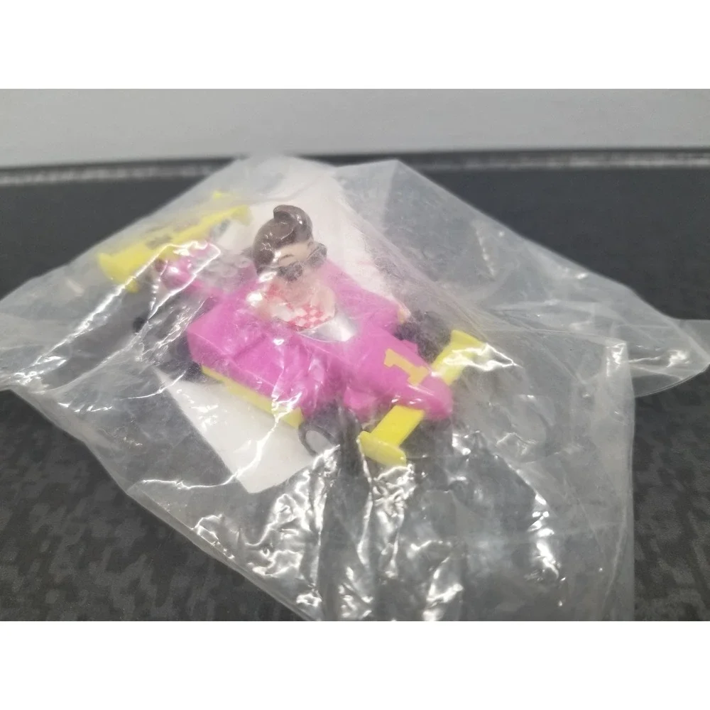 vTG 1998 Big Boy Restaurant Race Car Toy Pink Sealed New Old Stock Promotional